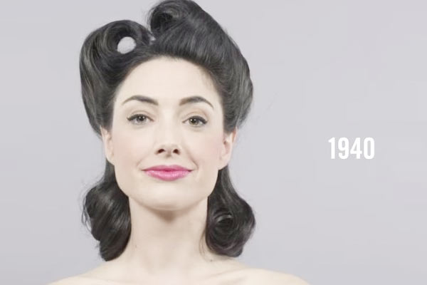 100 Yıllık Saç Modası Değişimi, 1 Dakikalık Videoda