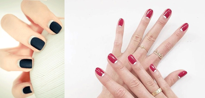 Yeni Moda; Ters French Ojeler