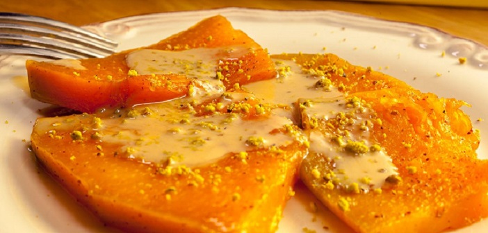Featured image of post Tavada Tahinli Kabak Tatlısı Nasıl Yapılır?