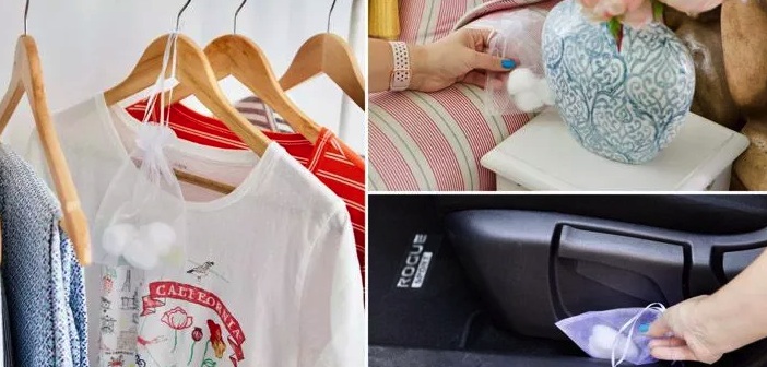 Dolaplardaki Kokuları Gideren Poşet Yapımı